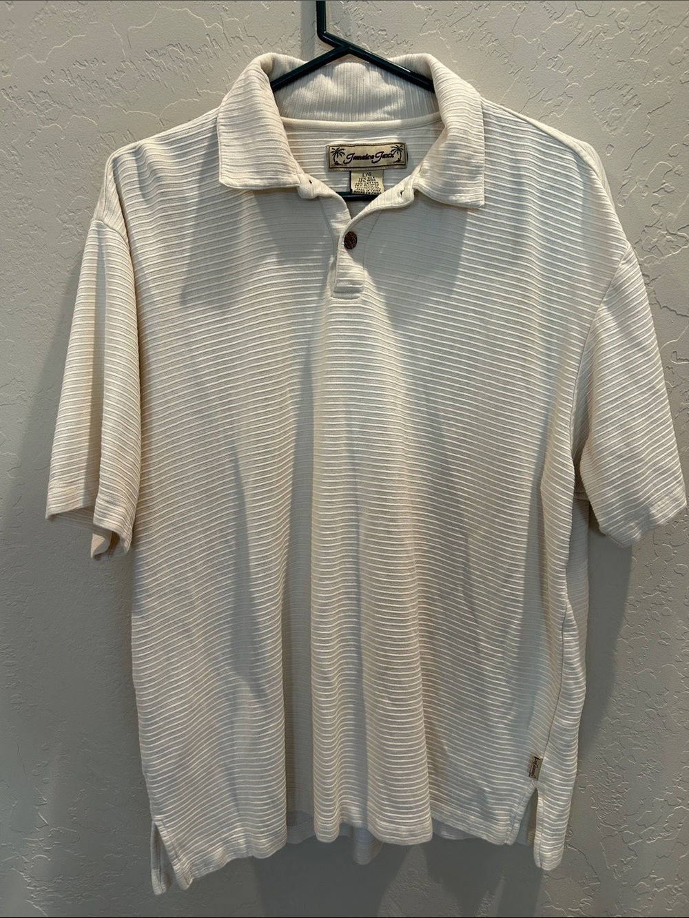 Jamaica Jaxx men’s s/s silk cotton blend, L
